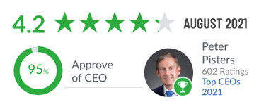 MD Anderson award - Glassdoor 97% CEO approval rating 