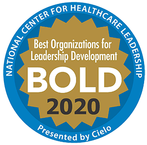 MD Anderson award – NCHL Best Organizations for Leadership Development BOLD 2020, presented by Cielo