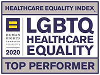 MD Anderson award - Leader in LGBTQ+ Healthcare Equality by Healthcare Equality Index